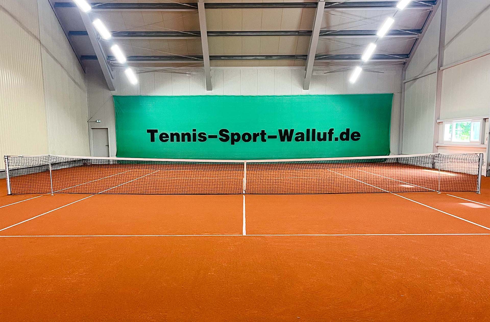 Tennis Sport Walluf Tennis Force Granulat Sandplatz Tennishalle
